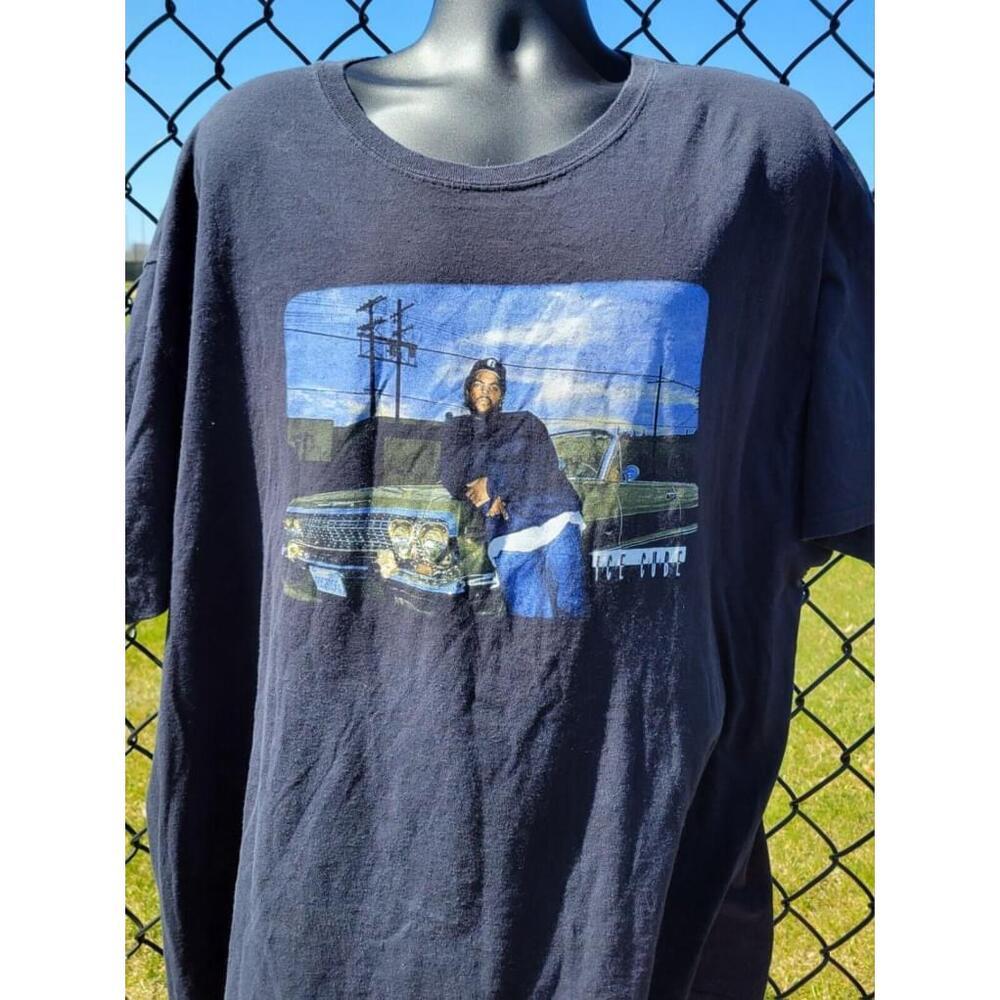 Ice Cube T-Shirt Men's XXXL Short Sleeve Impala Graphic Crew Neck Black Size 3XL